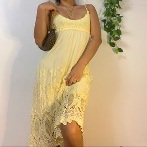 Crochet MIDI Dress